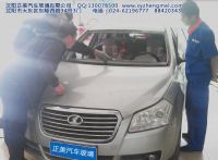 奔腾B70前挡风安装B70玻璃更换